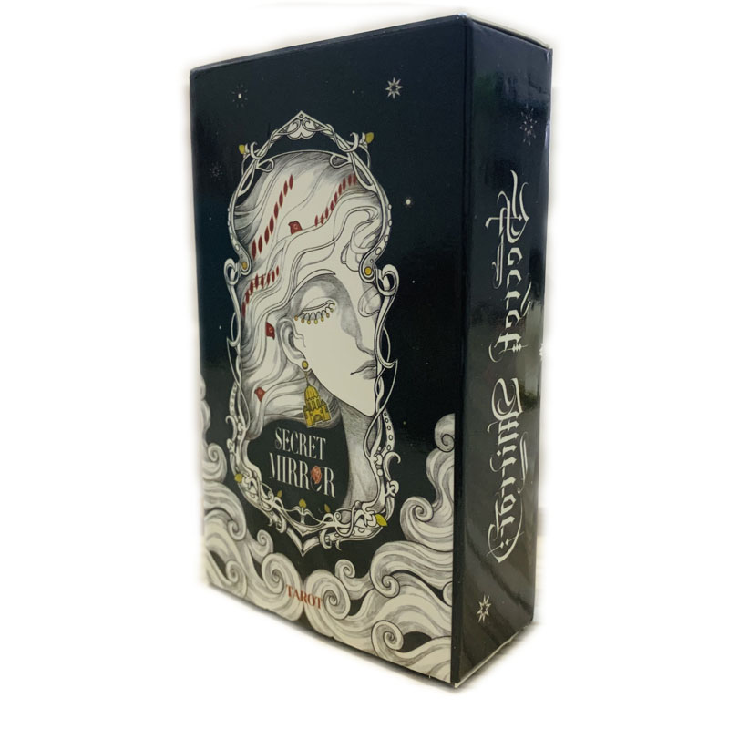 Tarot Cards Deck With Guidebook - 英語版ミラータロットカード,占いカード,英語版,パーティーゲーム,80デッキ,10x6.3cm