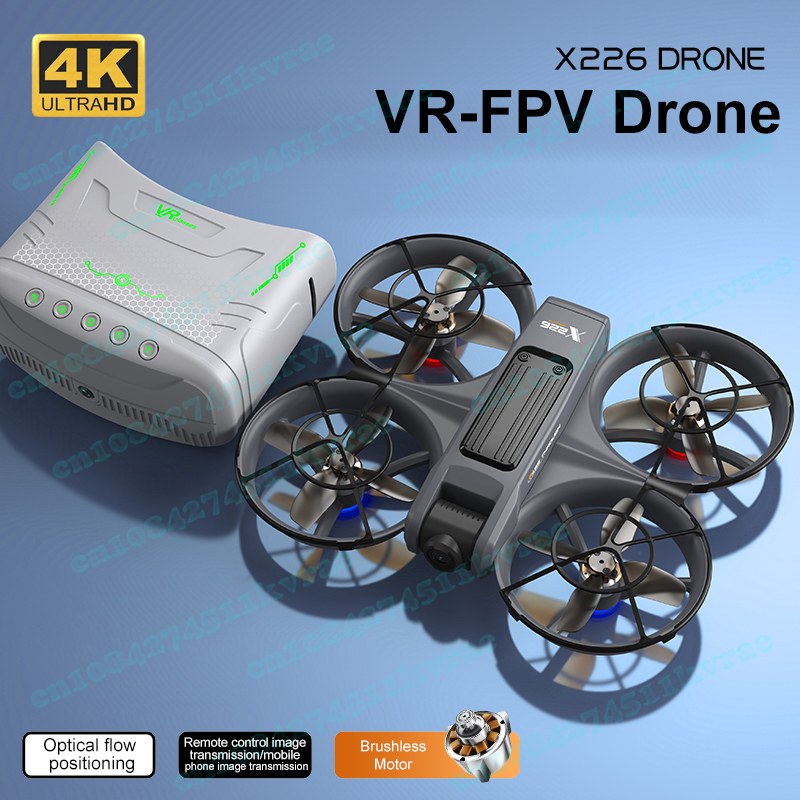 Fpv Brushless Rc Drone 4K - X226 VR FPV ドローン 4K HD