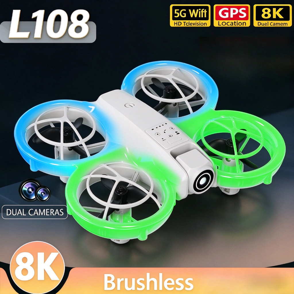 Fpv Brushless Rc Drone 4K - オリジナル ミニドローン 4K プロフェッショナル HD デュアルカメラ