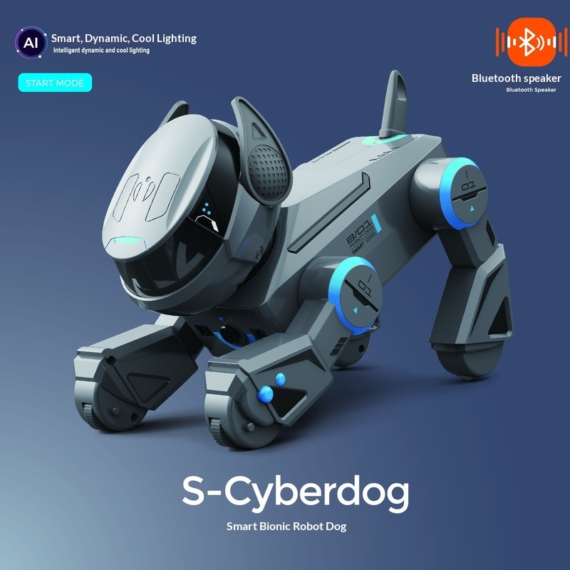 Remote Control Toys - S サイバードッグ スマートロボット犬 AI搭載 リモコン操作 ロボット