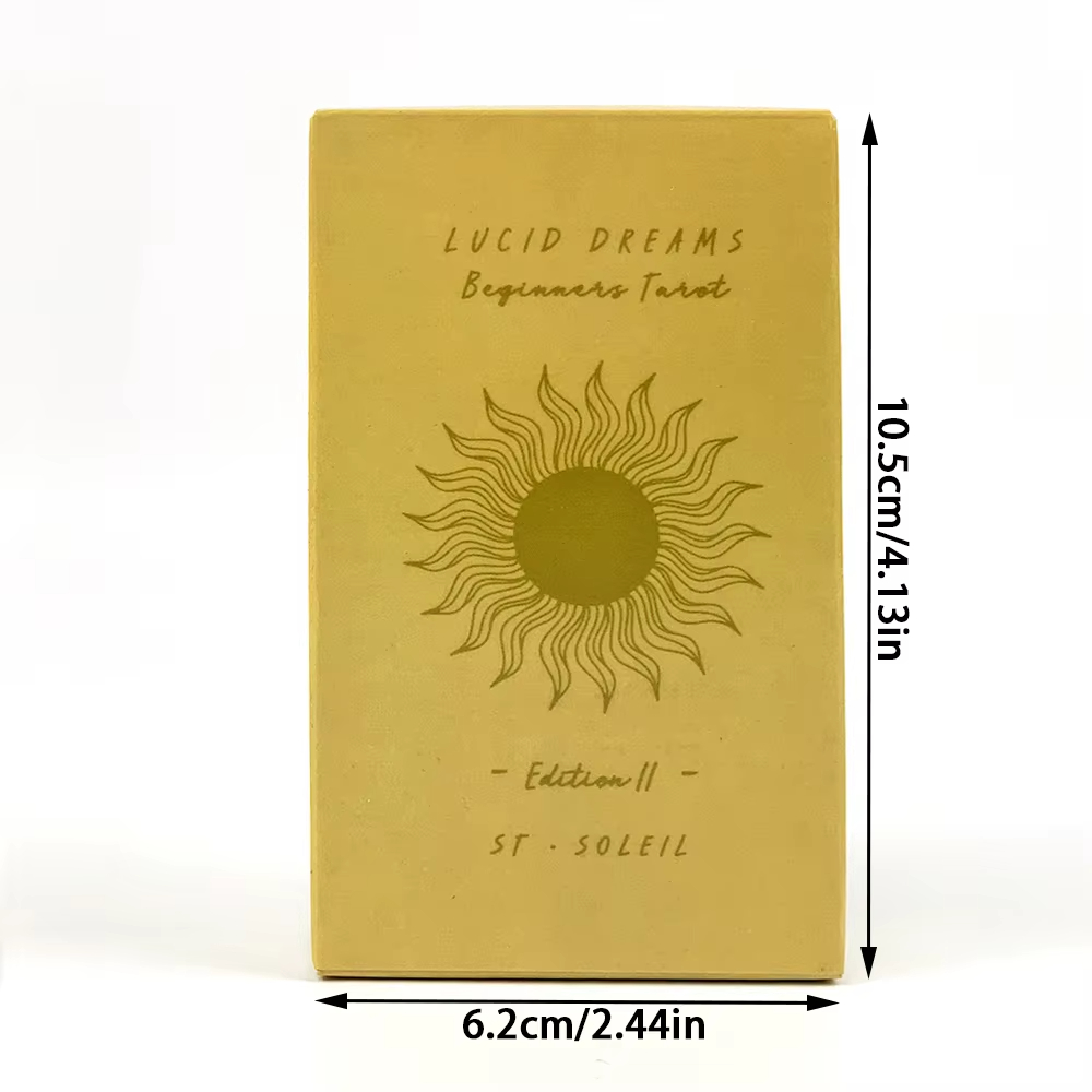 明晰な夢初心者向けタロットデッキ新しい高品質ボードゲーム運命 - Tarot Cards Deck With Guidebook のレビューと価格