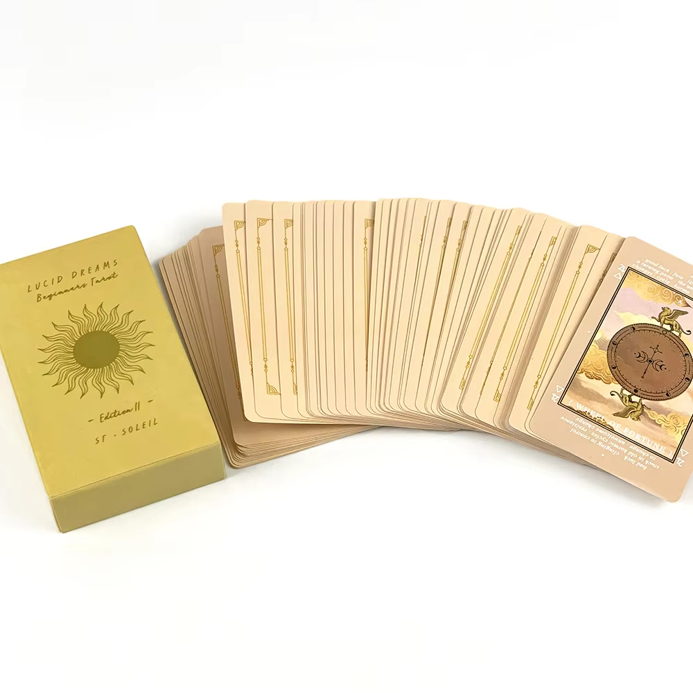 明晰な夢初心者向けタロットデッキ新しい高品質ボードゲーム運命 - Tarot Cards Deck With Guidebook のレビューと価格