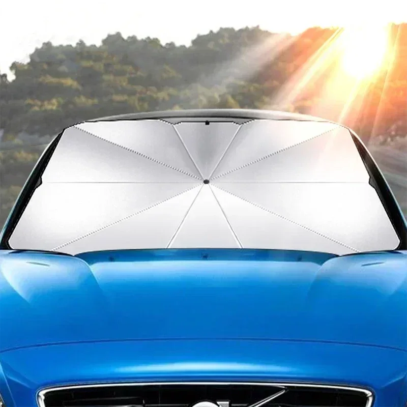 車用傘型サンシェード、フロントガラス用フロントカバー、折りた - Building Blocks のレビューと価格