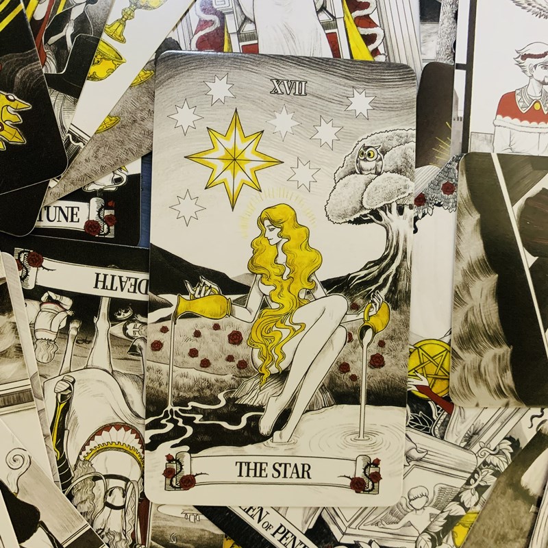 英語版ミラータロットカード,占いカード,英語版,パーティーゲ - Tarot Cards Deck With Guidebook のレビューと価格