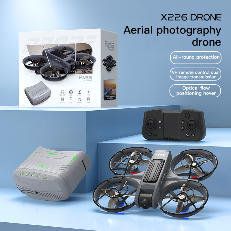 X226 VR FPV ドローン 4K HD デュアルカメラ - Fpv Brushless Rc Drone 4K のレビューと価格