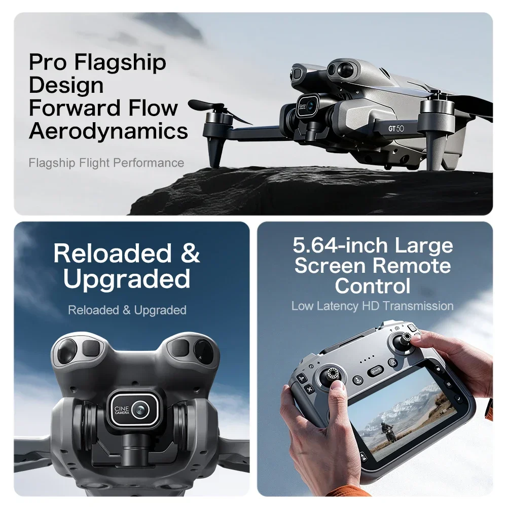 4K/6K/8K対応、デュアルHDカメラ搭載のFPVドローン - Fpv Brushless Rc Drone 4K のレビューと価格
