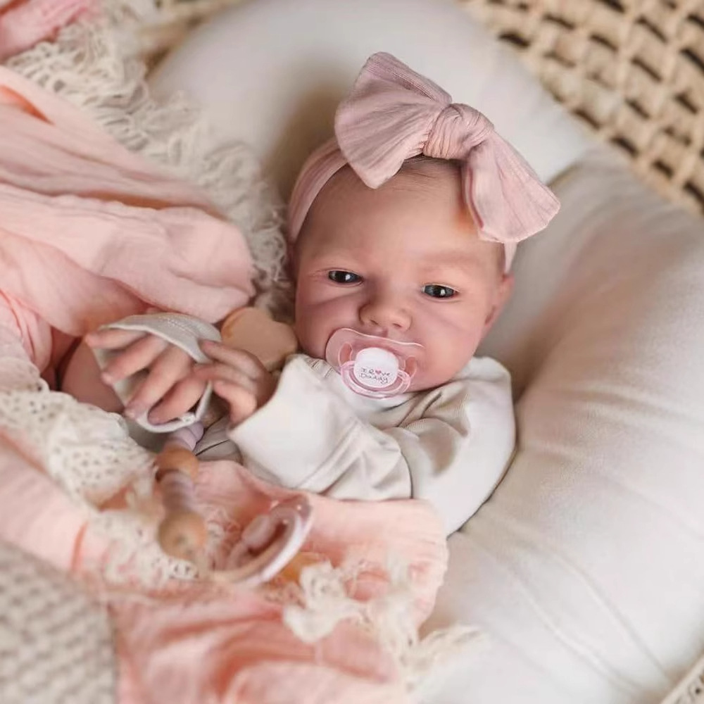 48CMリボーンシリコンドール オーガスト覚醒完成品 ソフト - Reborn Baby Doll Silicone Realistic のレビューと価格