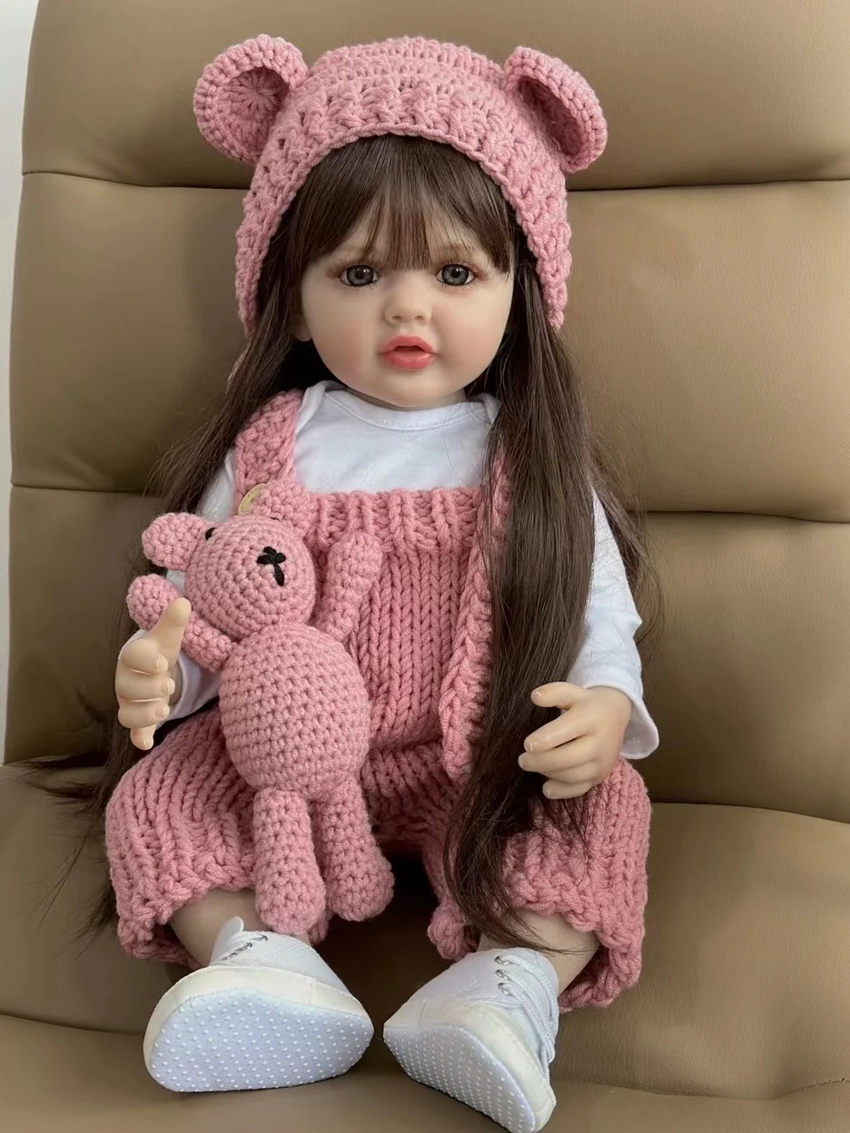 BZDOLL 55 センチメートル 22 インチリアルなリボ - Reborn Baby Doll Silicone Realistic のレビューと価格