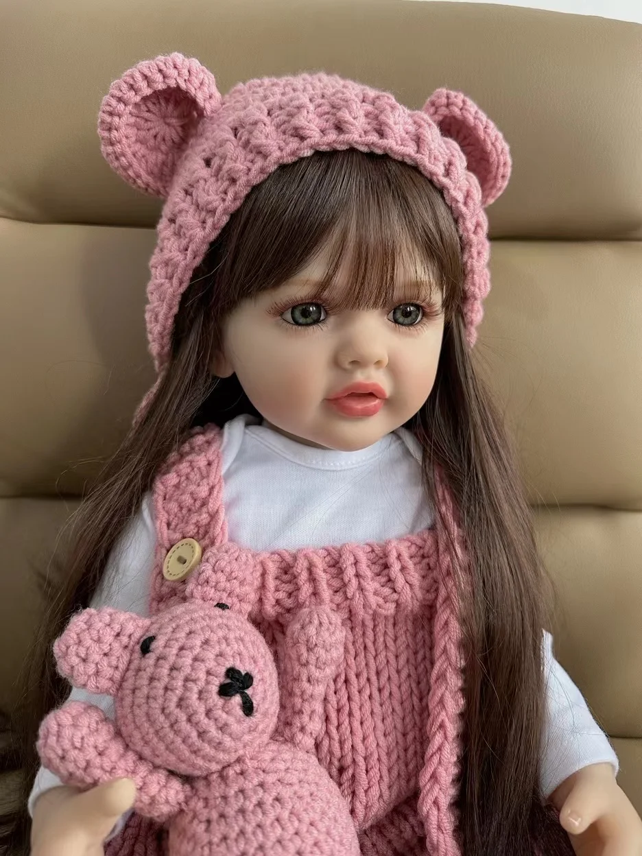 BZDOLL 55 センチメートル 22 インチリアルなリボ - Reborn Baby Doll Silicone Realistic のレビューと価格