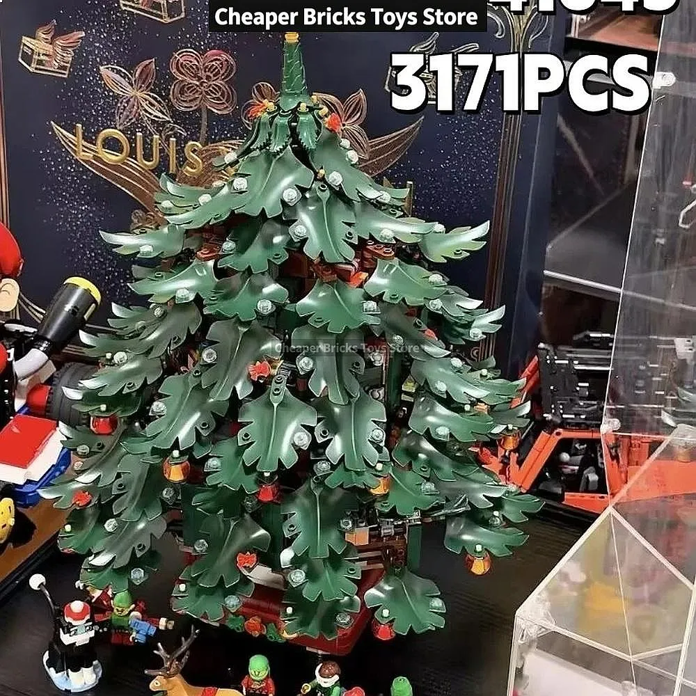 最も安価な、在庫ありの3171ピース入り、新しいクリスマスツ - Building Blocks のレビューと価格