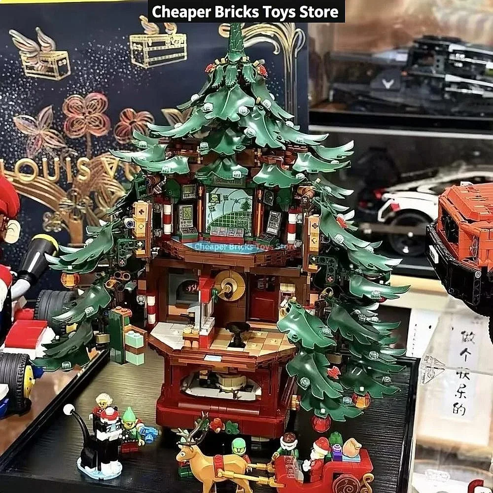 最も安価な、在庫ありの3171ピース入り、新しいクリスマスツ - Building Blocks のレビューと価格