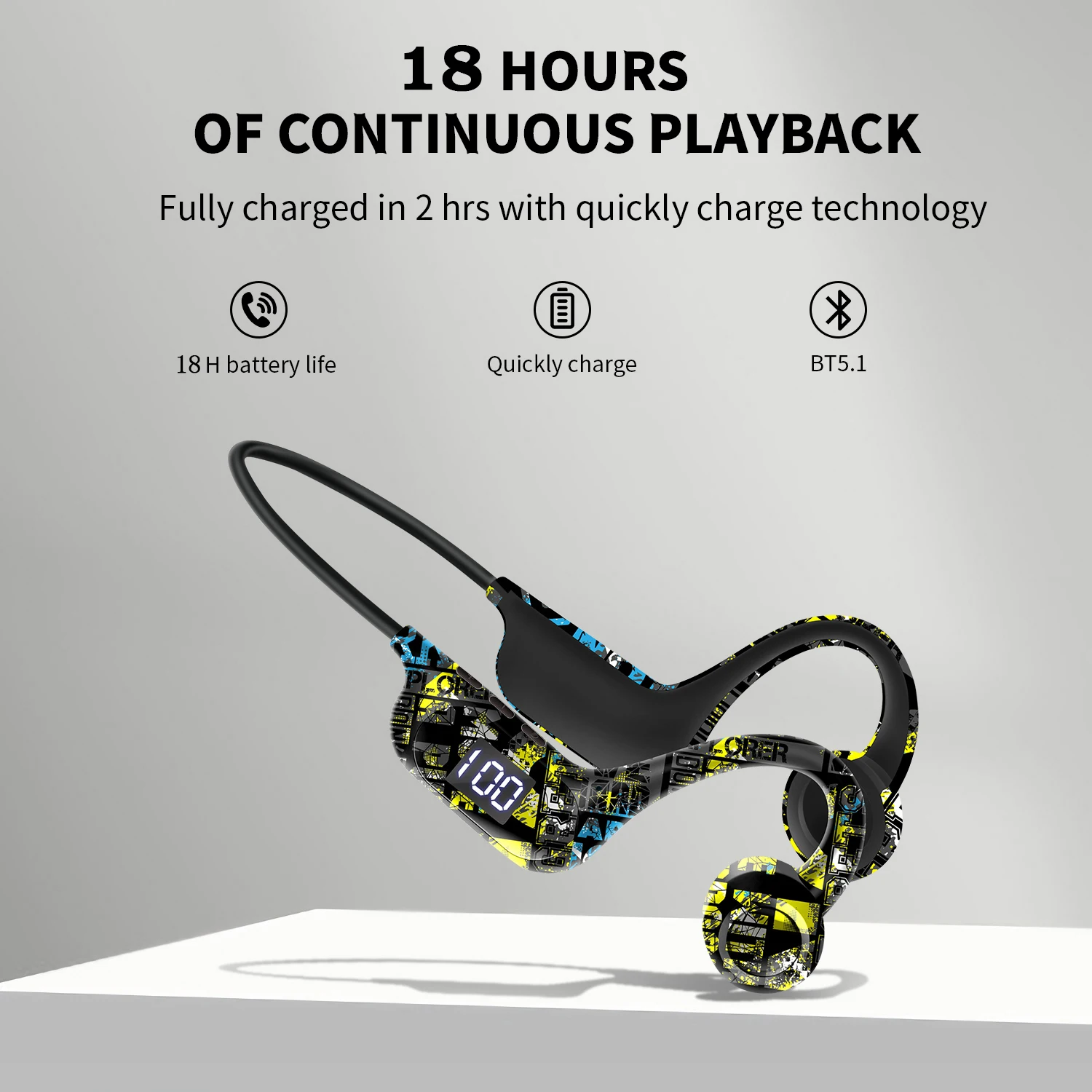 QCY Type-C対応、骨伝導方式のBluetoothイヤ - Video Games のレビューと価格
