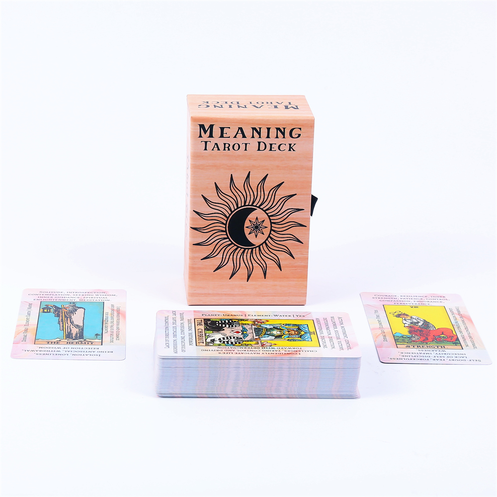 巾着袋付きリジッドタロットデッキ,ギフトボックス,12x7c - Tarot Cards Deck With Guidebook のレビューと価格