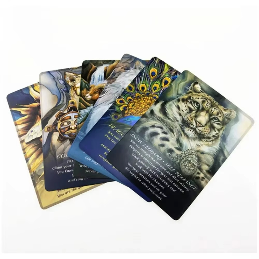 タロットカード 動物の精霊 オラクルカード ゲームセット パ - Tarot Cards Deck With Guidebook のレビューと価格