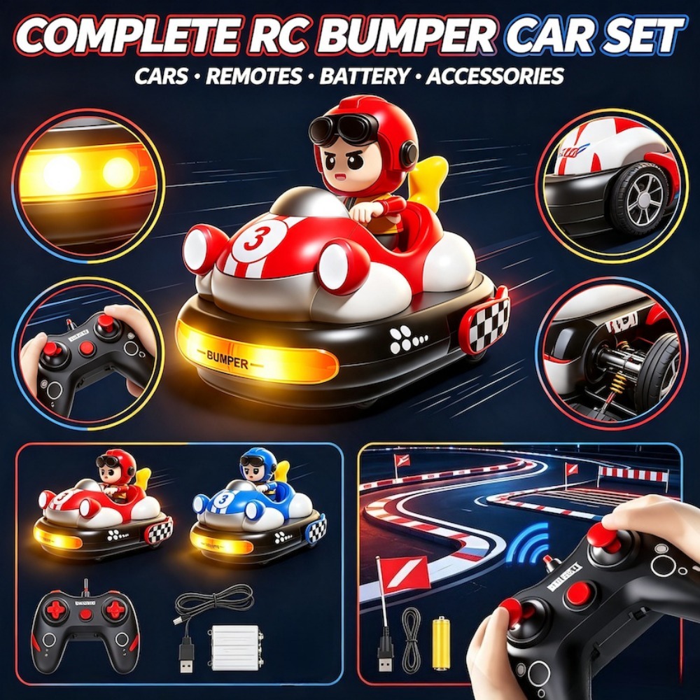 リモコン操作のカートレーシングカーおもちゃ、2人プレイ対応、 - Remote Control Toys のレビューと価格