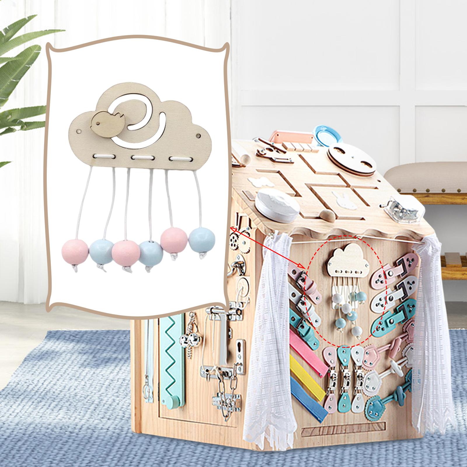 モンテッソーリ式知育玩具：幼児向けの木製アクセサリー、DIY - Montessori Wooden Busy Board Toddler のレビューと価格