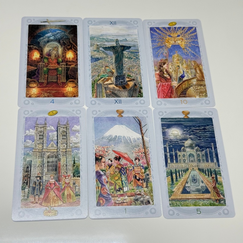 ТАРО СВЯЩЕННЫХ МЕСТ ロシア語版タロットデ - Tarot Cards Deck With Guidebook のレビューと価格