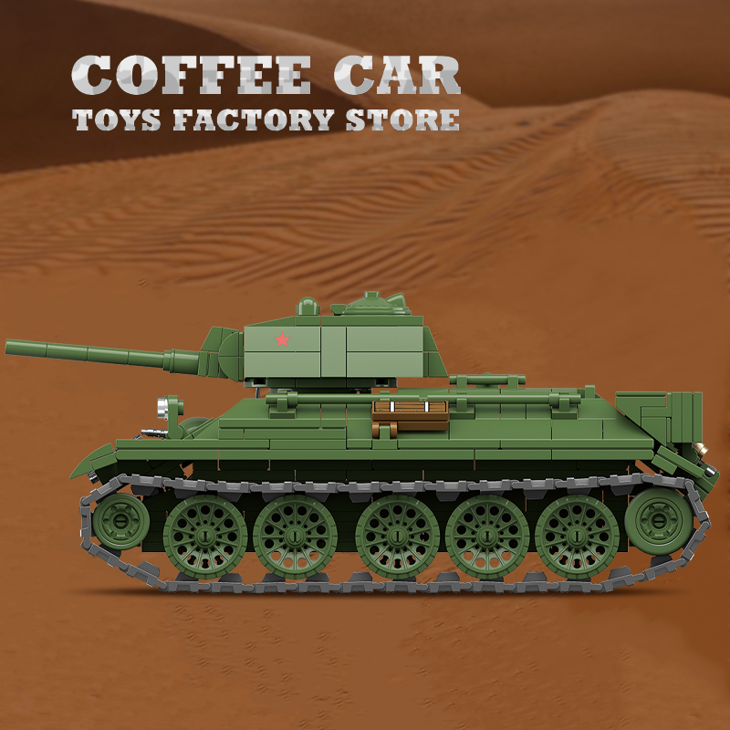 M4A3 中型戦車ビルディングブロック T34/76 装甲車 - Lego Compatible Military Tank のレビューと価格