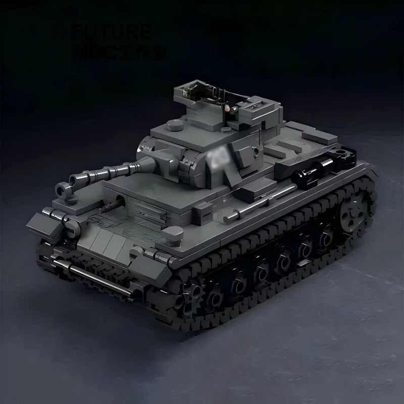 MOC WW2 F型重戦車第二次世界大戦軍事装備ビルディング - Lego Compatible Military Tank のレビューと価格