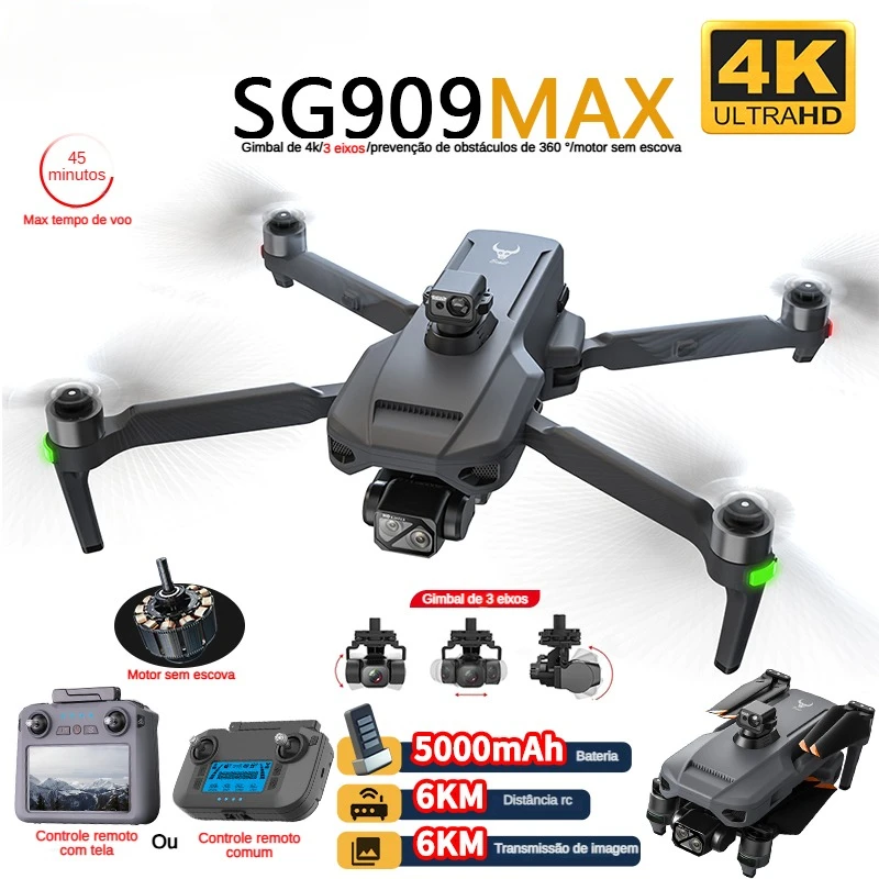 プロのドローン,4kカメラ,3軸ジンバル,5g,ZLL-SG - Fpv Brushless Rc Drone 4K のレビューと価格