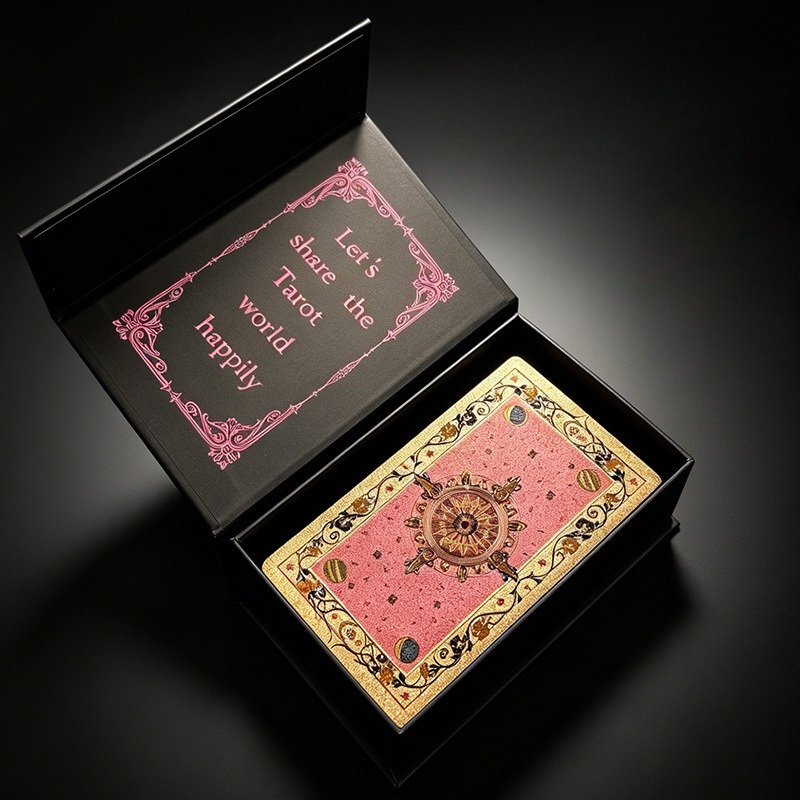 ピンク＆ローズゴールド クラシックタロットカード ガイドブッ - Tarot Cards Deck With Guidebook のレビューと価格