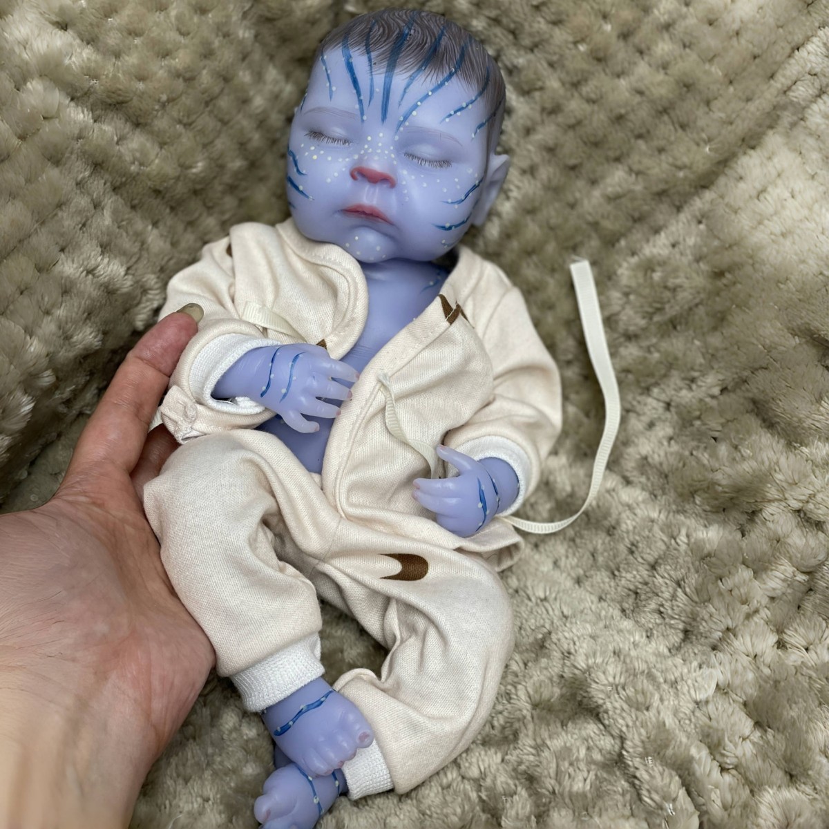 13インチの暗闇で光るリボーンベビー人形。全身が柔らかいシリ - Reborn Baby Doll Silicone Realistic のレビューと価格